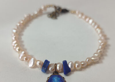 Bracelet médaille bleue VENDU