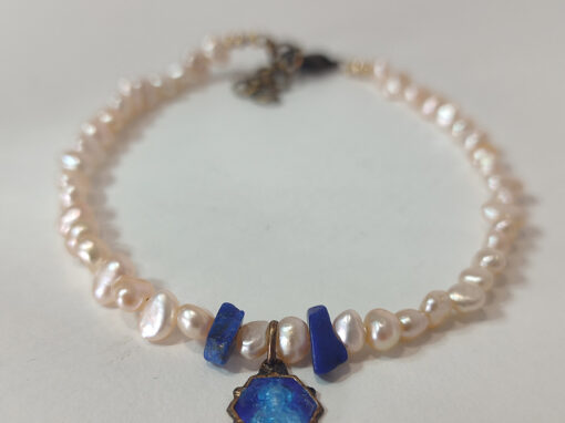 Bracelet médaille bleue VENDU
