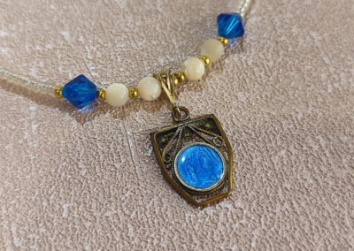 Collier éclat bleu DISPO